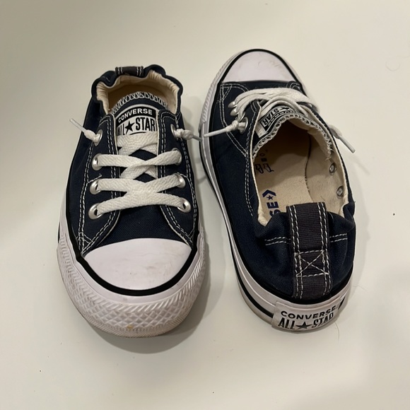 Converse navy blue all star used size 6.5 women - Picture 3 of 5
